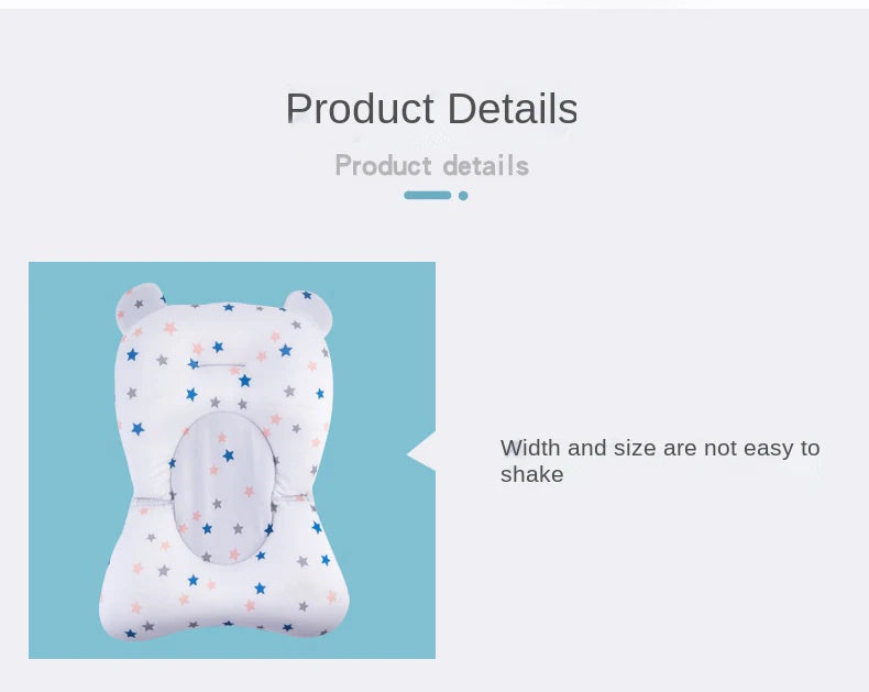 🛁✨ Snug-as-a-Bug Baby Bath Cushion – Portable, Soft & Splash-Ready! ✨🛁 - ThiGui