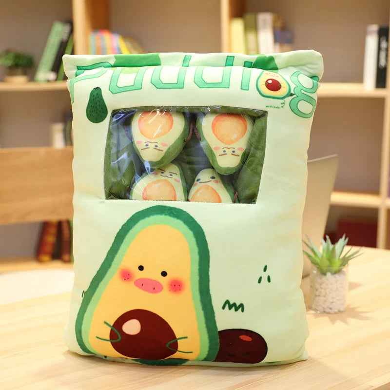 🍓Adorable Plush Pudding & Candy Snack Bags – Snuggle Up with a Sweet Surprise!🍌 - ThiGui