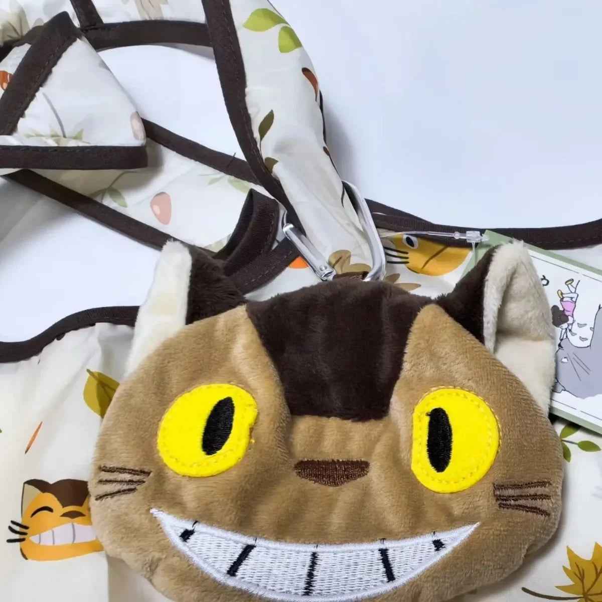 🛍️ Cartoon Foldable Tote Bag – The Must-Have Sidekick for Mums on the Go! 🐱🌈 - ThiGui