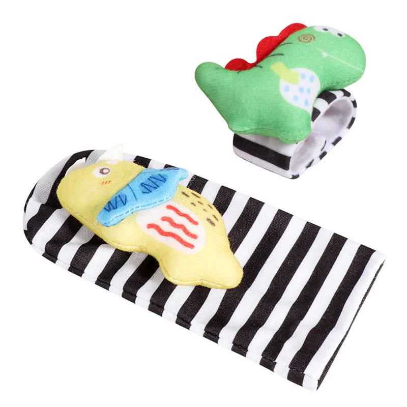 🐾 Sensory Fun for Tiny Toes & Wrists – Baby Rattle Socks & Bands! 🎶🧦 - ThiGui