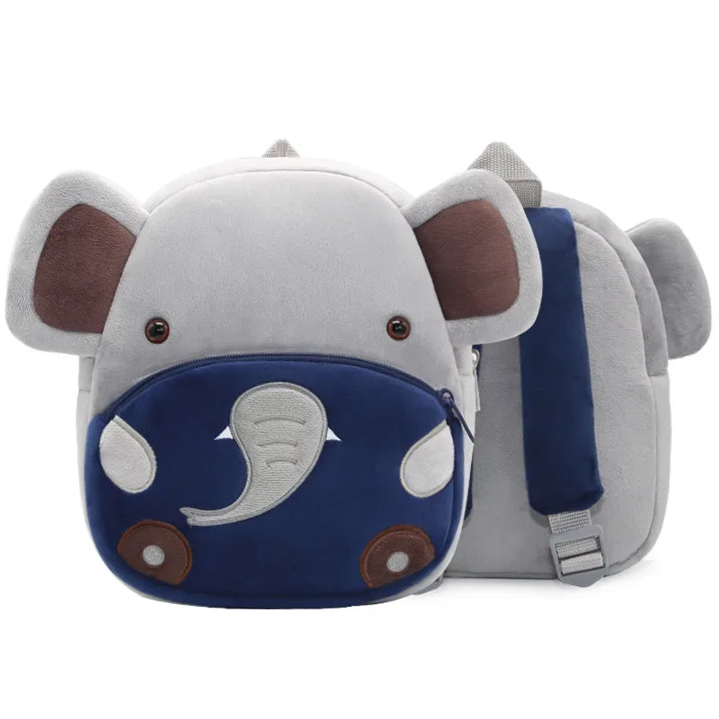 🦁 Cuddly Animal Backpack – Soft Plush Bag for Little Adventures! 🎒💛 - ThiGui