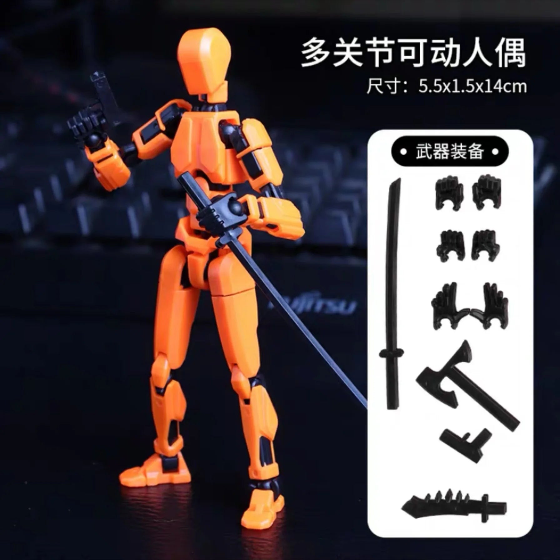 🦸‍♂️ Light-Up Titan Warriors! T13 Action Figures 🔦 | Pose, Play & Battle with Glowing Heroes - ThiGui