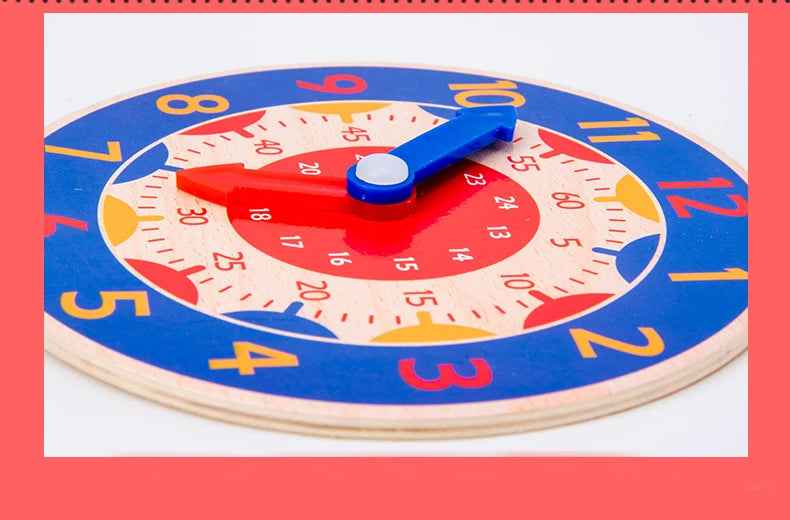 🐸Clever Little Clocks: The Wooden Time-Teaching Toy Every Mum Will Love! - ThiGui