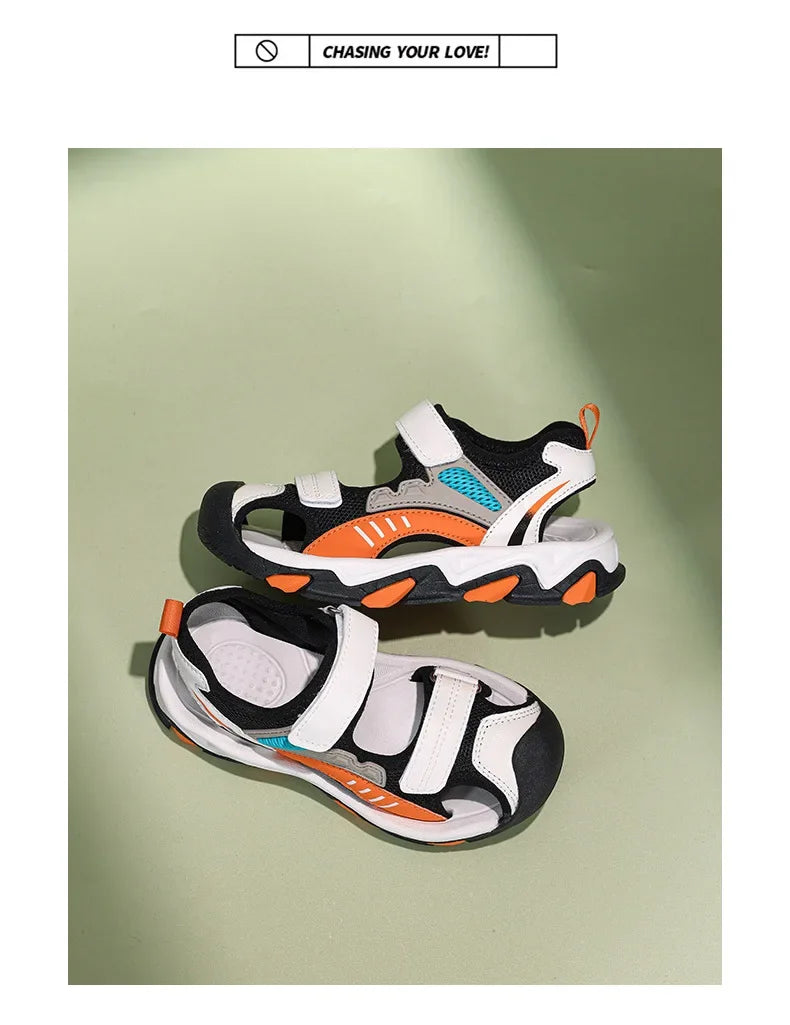 🏖️ Cool, Comfy & Ready to Go! Boys' Slip-On Sandals for Summer Adventures ☀️👣 - ThiGui