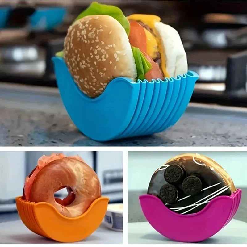 🌮4-Pack Burger Holders for Boys Who Love Big Bites Without the Mess - ThiGui