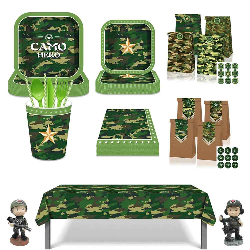 🪖Mission: Birthday! Army-Themed Party Set for Your Little Commander-in-Chief - ThiGui