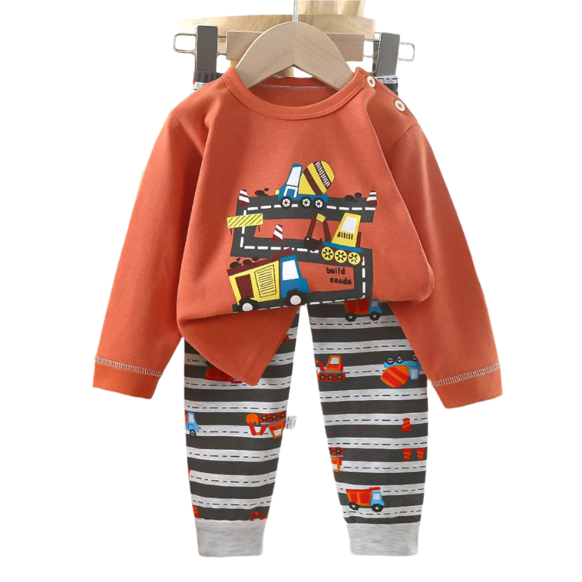 🐻 Cute Bear Pajama Set – Snuggly Autumn Sleepwear for Your Little Cub! 🌙🧒 - ThiGui