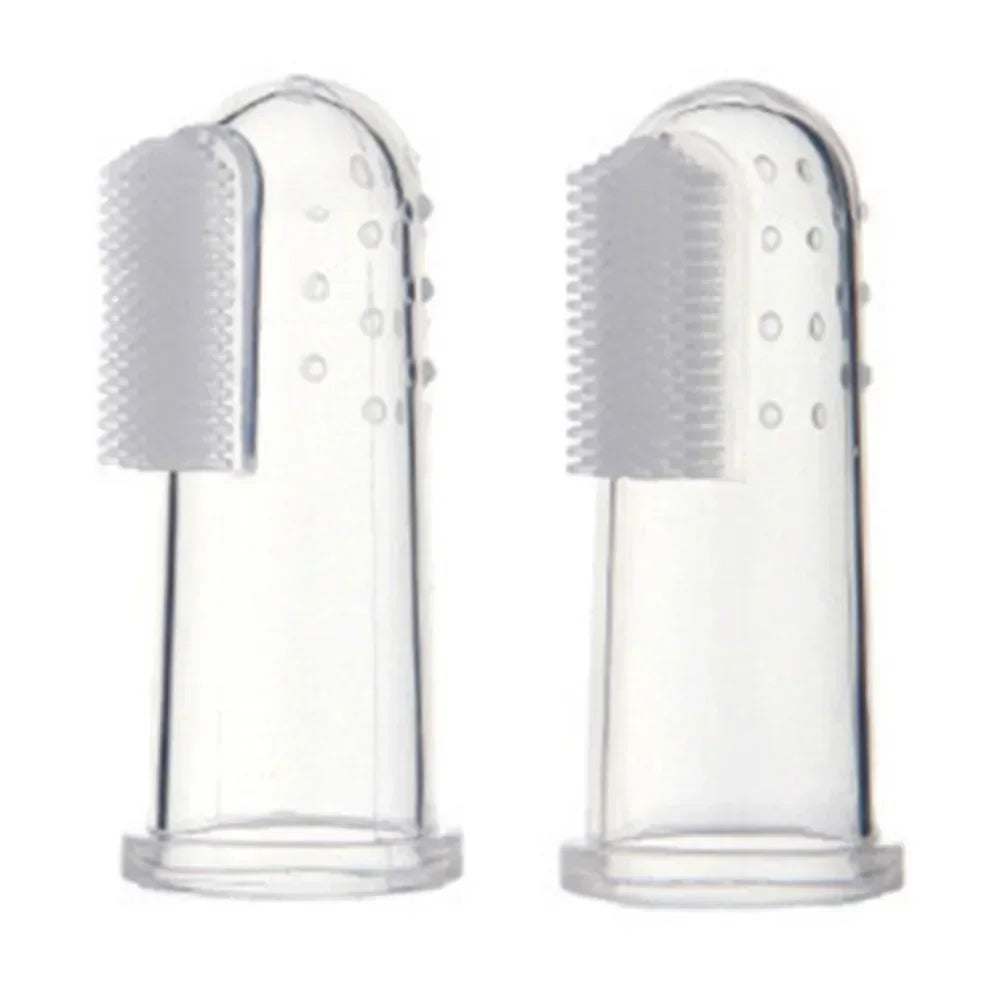 👶🪥 Baby Finger Toothbrush Set – Soft, Safe & Soothing for First Smiles! 💕🌟 - ThiGui