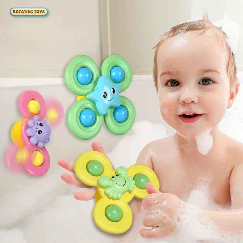 🌀 Spinner Suction Toys – Bath Time, Play Time, Anytime Fun! 🚿👶 - ThiGui
