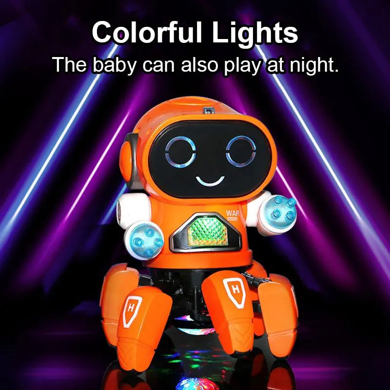 🐙 Lights, Music & Wiggly Fun – Octopus Dance Robot for Little Explorers! 🎶💃 - ThiGui