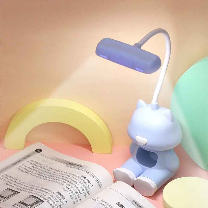 🔌Purrfect Study Buddy – Cute Cat Desk Lamp with a Phone Holder! - ThiGui