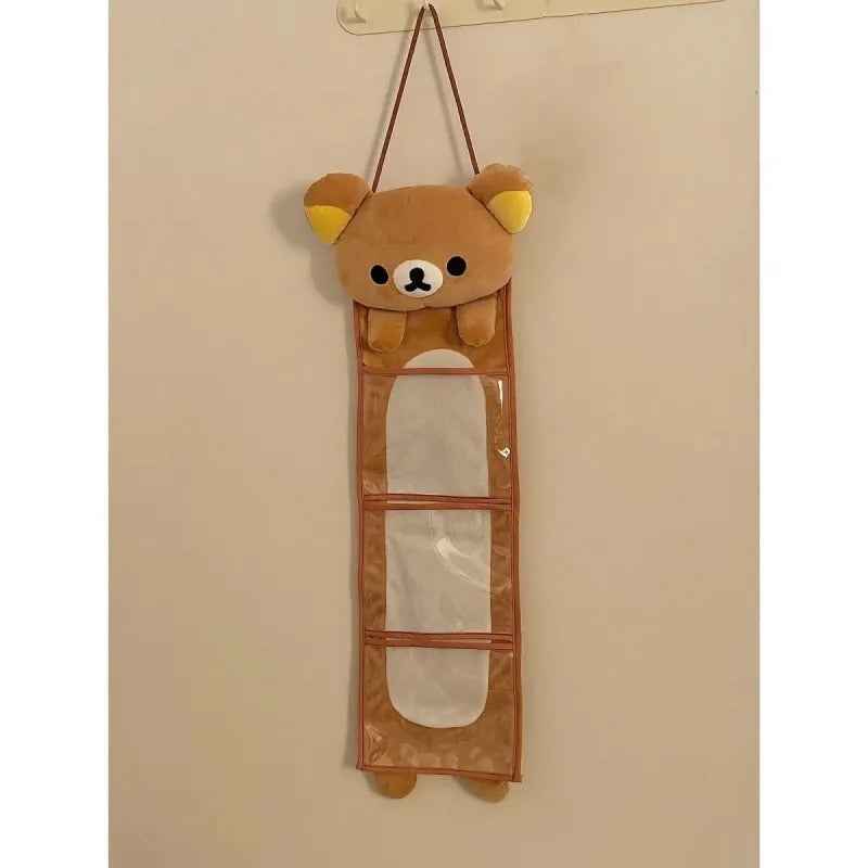 ✨ Adorable Rilakkuma Wall Storage Bag 🐻 – Tidy Up with a Smile! - ThiGui