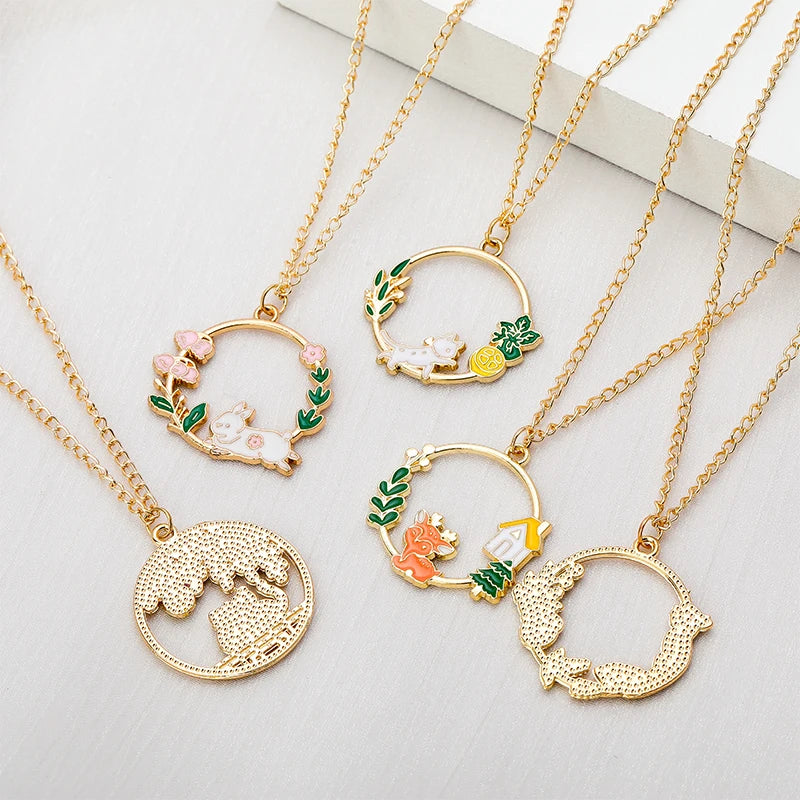 🌸 Merci Maîtresse Necklace – A Whimsical End-of-Year Hug from Your Little One! 🐰✨ - ThiGui