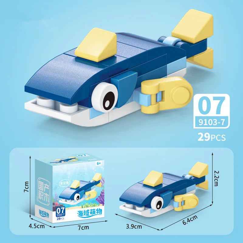 🕷️ Snap Together a Wild World – Insect & Animal Block Creatures for Kids & Collectors! 🐜🦂 - ThiGui