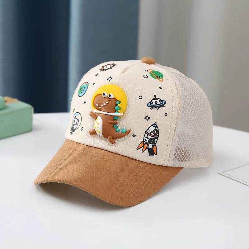 🌞Cool Dino Summer Hat for Boys – Light, Breezy & Sun-Smart Fun! - ThiGui
