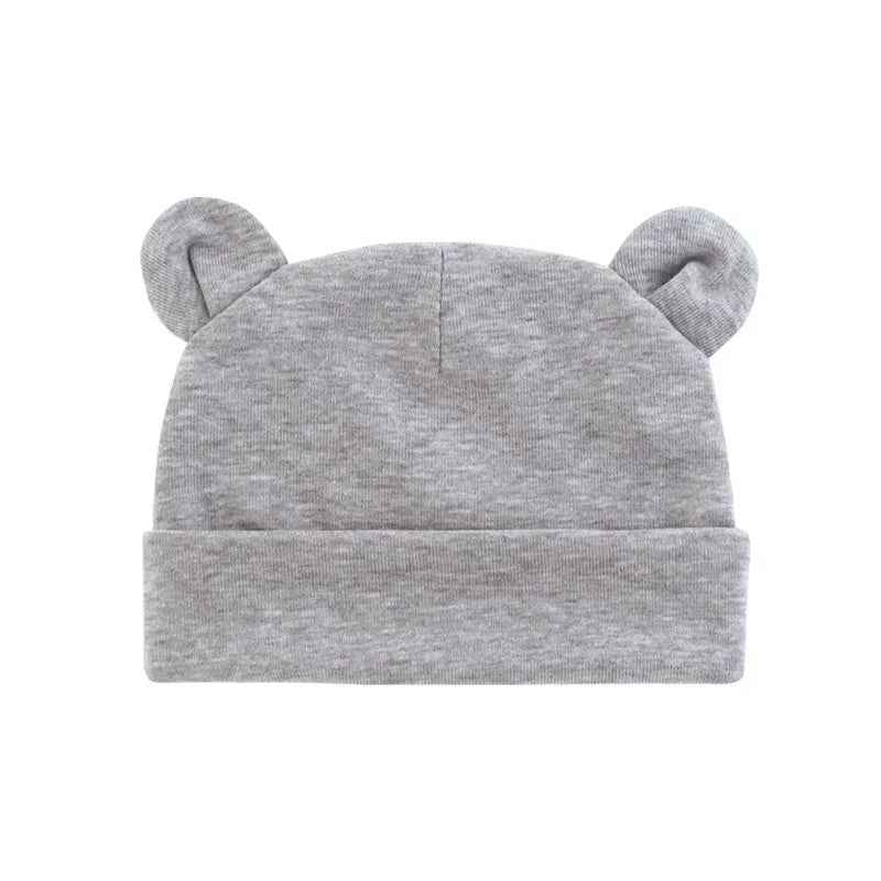 🧸 Soft Baby Cotton Hat with Ears – Cuteness & Warmth in One! ❄️👶 - ThiGui