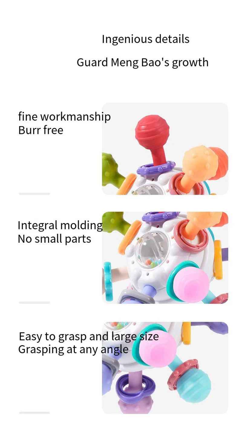 👶 Baby’s First Sensory Rattle – A Tiny Toy with Big Benefits! 🎈🐘 - ThiGui