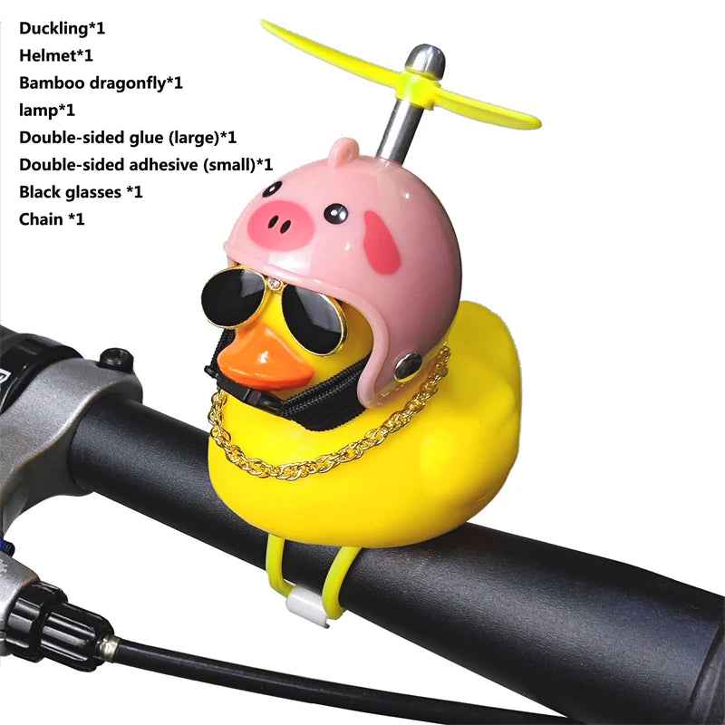 🚴Quack & Glow! The Little Yellow Duck That Lights Up Every Ride - ThiGui