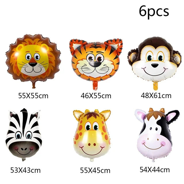 🦁🦓 Jungle Safari Party Tableware – Wild Fun for Little Explorers! 🎂🐘 - ThiGui