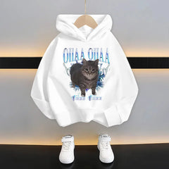 Italian Brainrot Tung Tung Hoodie 😆🧥 Fun Thin Cartoon Sweatshirt for Boys - ThiGui