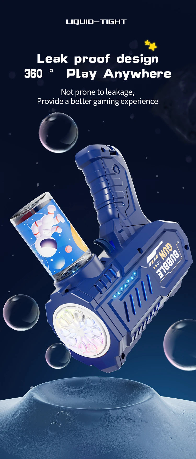 🎉 Electric Bubble Blaster – LED Lights & Fun for Boys! 🌈 - ThiGui