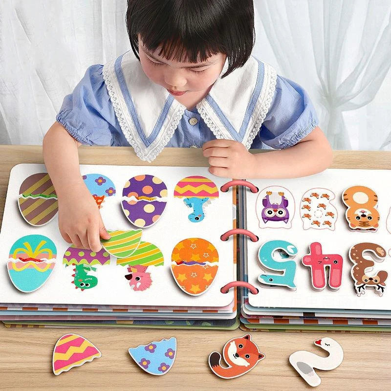 📘 My First Montessori Busy Book – Hands-On Learning Fun for Little Minds! 🧠✨ - ThiGui