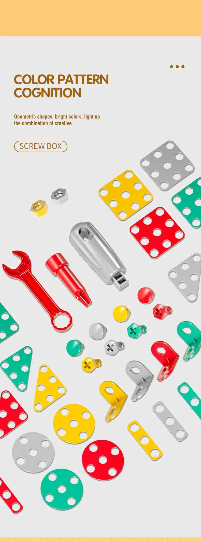 🔩 Build Big Ideas – Montessori Toolbox & 3D Puzzle Set for Young Makers 🧰🧠 - ThiGui