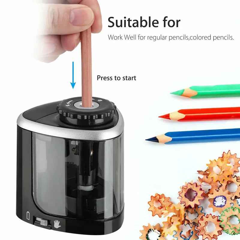 🖍️ Electric Pencil Sharpener That Makes Life Easier for Boys and Their Mums! - ThiGui