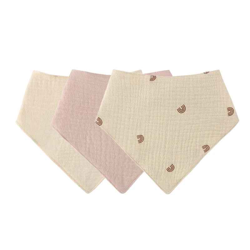 👶 Everyday Essential Baby Bibs – Soft Cotton Bandana Set for Mess-Free Cuddles & Feeds 🍼✨ - ThiGui