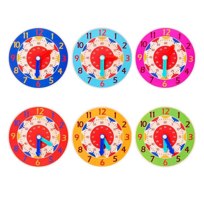 🐸Clever Little Clocks: The Wooden Time-Teaching Toy Every Mum Will Love! - ThiGui