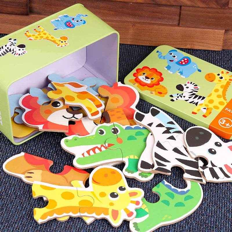 🧩Montessori Animal Puzzle Box – Brain Boosting Fun for Little Hands! - ThiGui