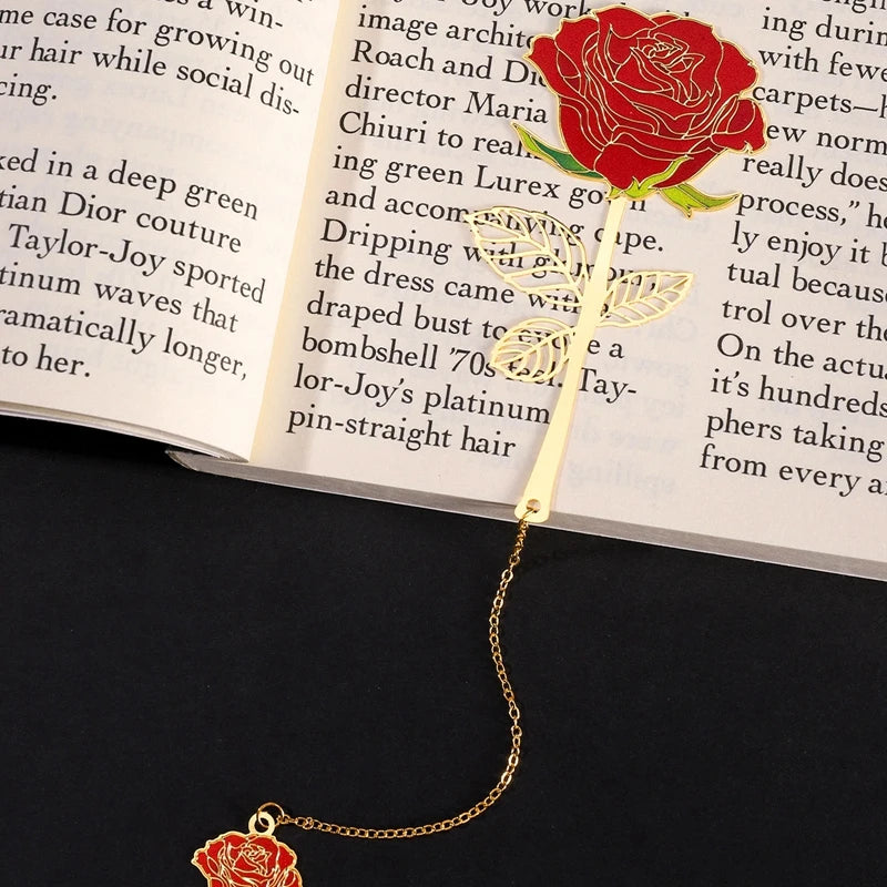 🍁 Merci Maîtresse Bookmark – A Golden Leaf to Mark a Beautiful Year! 📖✨ - ThiGui