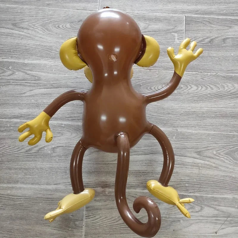 🎈 Inflatable Monkey Balloon 🐒 | Jungle-Fun Party Prop for Lively Birthdays 🍌🎊 - ThiGui