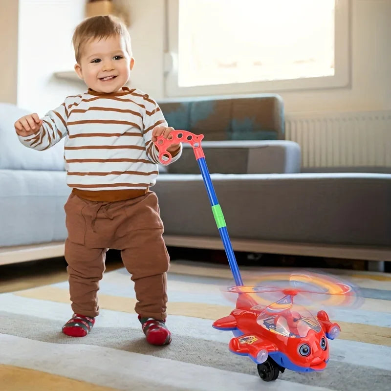 ✈️ 2-in-1 Baby Walker & Plane Toy – Support & Fun for First Steps! 🚶‍♂️💙 - ThiGui