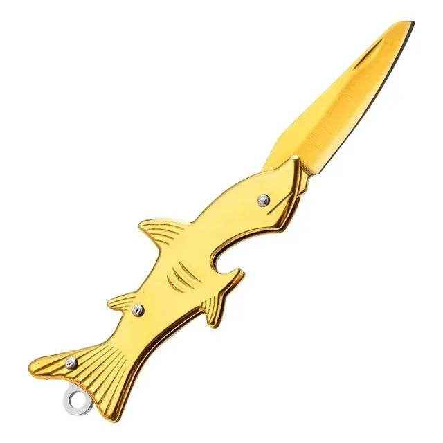 🦈Mini Shark Folding Pocket Knife Keychain Tool for Smart Outdoor or Everyday Use - ThiGui