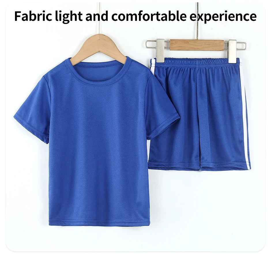 Breezy Summer 2-Piece Set – Quick-Dry Vest & Stretch Shorts for Active Boys on the Go! - ThiGui