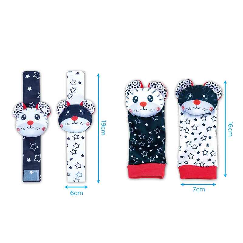 🐾 Sensory Fun for Tiny Toes & Wrists – Baby Rattle Socks & Bands! 🎶🧦 - ThiGui