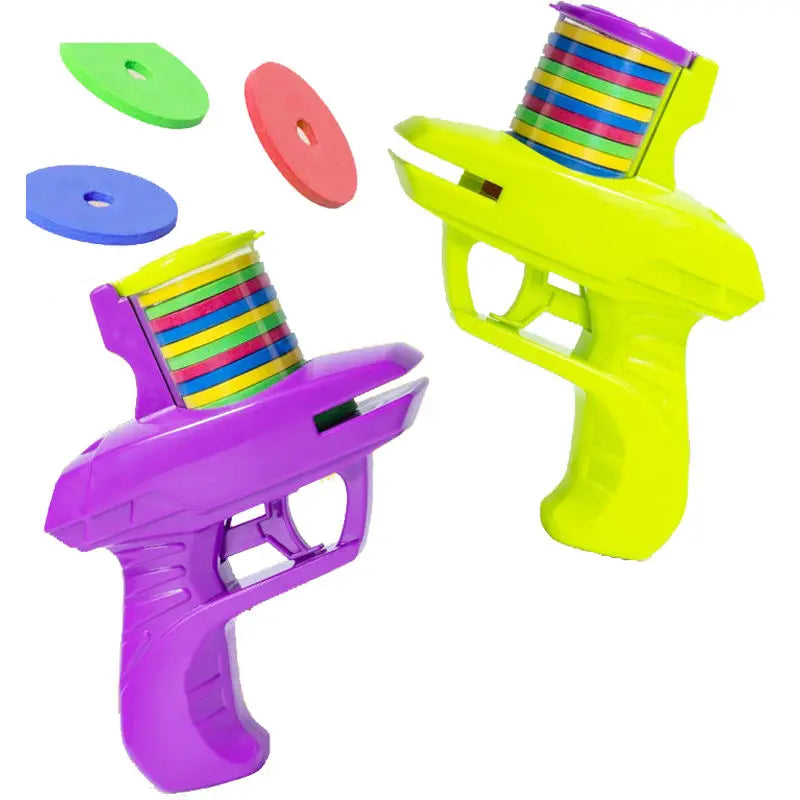 🚀 Foam Disc Launcher Toy 🔫 | Action-Packed Outdoor Game for Energetic Kids! 🎯🌳 - ThiGui