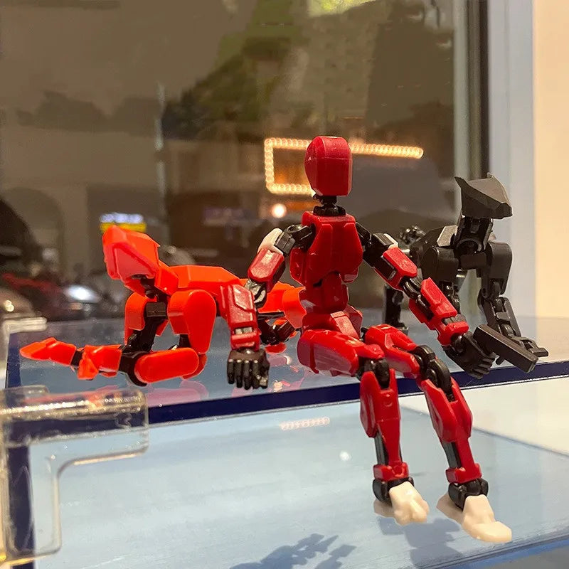 🦸‍♂️ Light-Up Titan Warriors! T13 Action Figures 🔦 | Pose, Play & Battle with Glowing Heroes - ThiGui