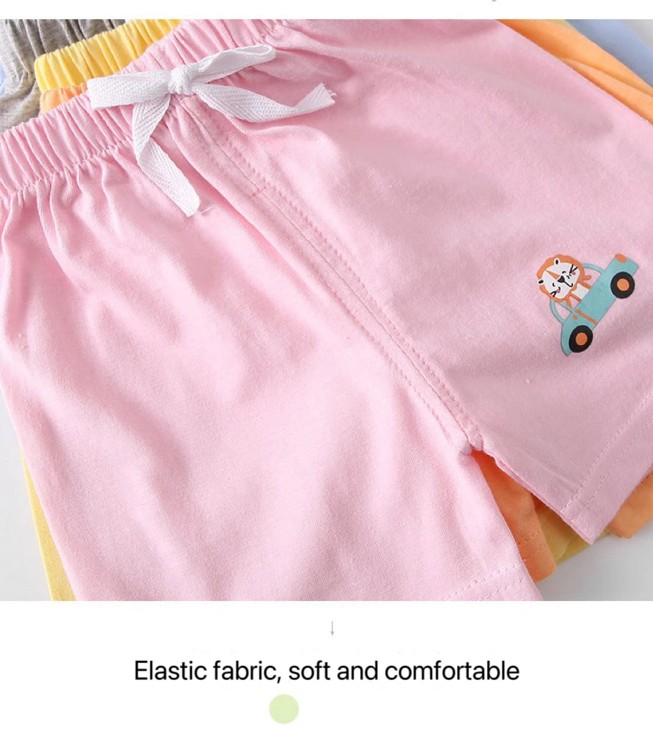 ☀️ Pure Cotton Summer Shorts – Comfy Coolness for Active Boys! 🩳🌈 - ThiGui