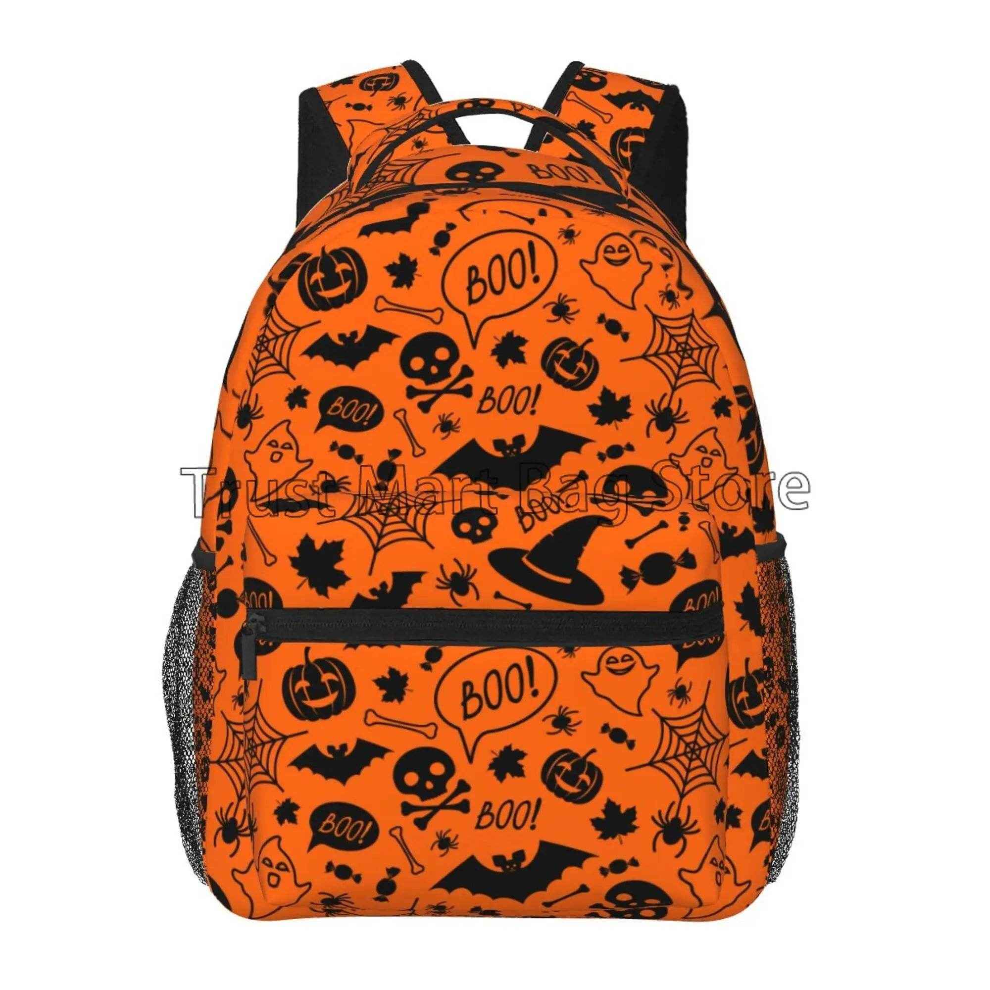 🎃 Spooky-Cute Halloween Bat Backpack – Perfect for School, Travel & Adventure! - ThiGui