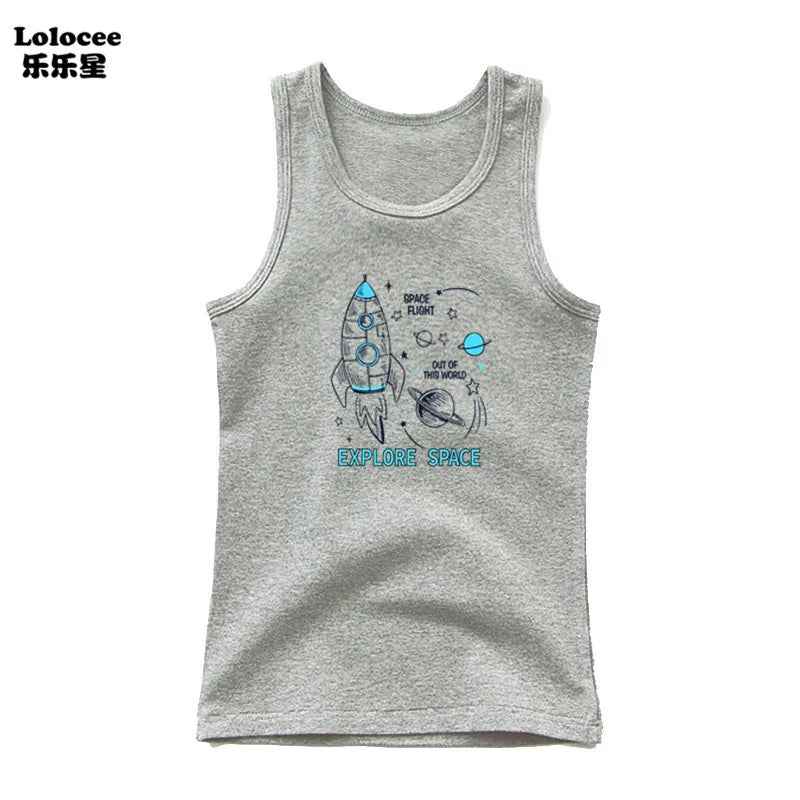 🦈 Cool Shark Power! Boys’ Summer Tank That Roars with Style - ThiGui