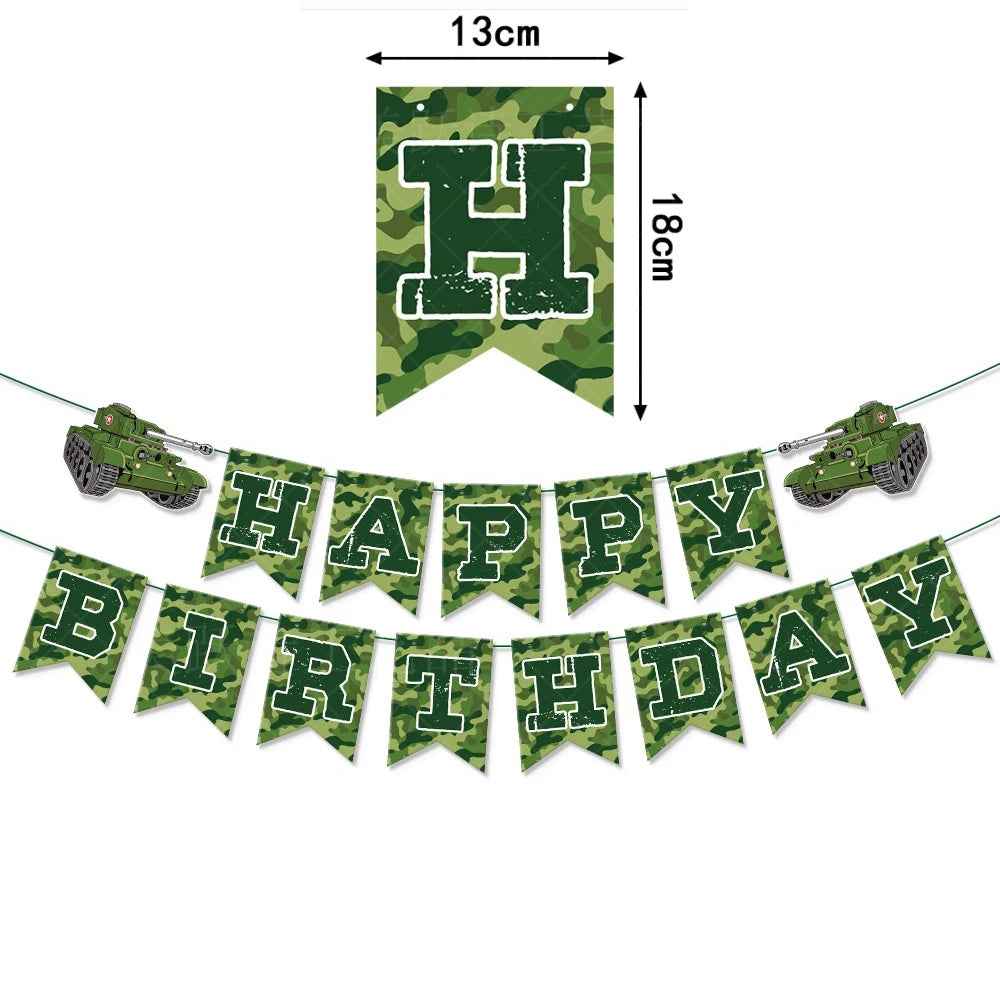 🪖The Ultimate Camouflage Party Set – Turn Your Boy's Birthday Into an Army Adventure! - ThiGui