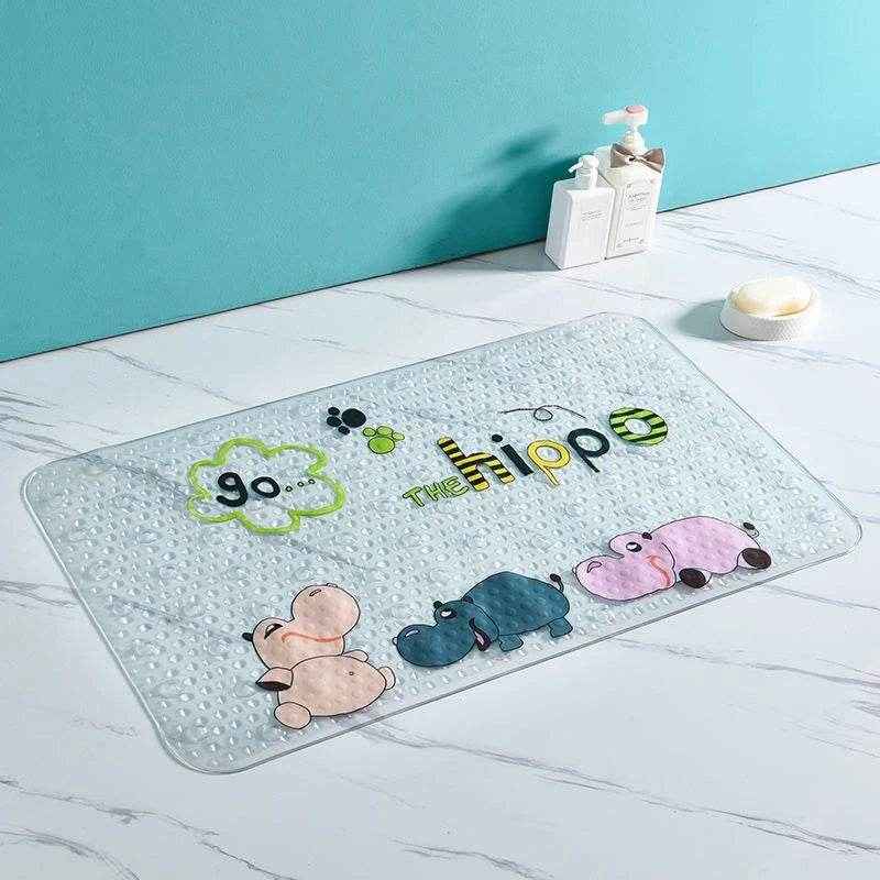 🐾 Safe, Sweet & Splash-Ready – Cartoon Suction Bath Mat for Kids Who Love Bathtime Fun! - ThiGui