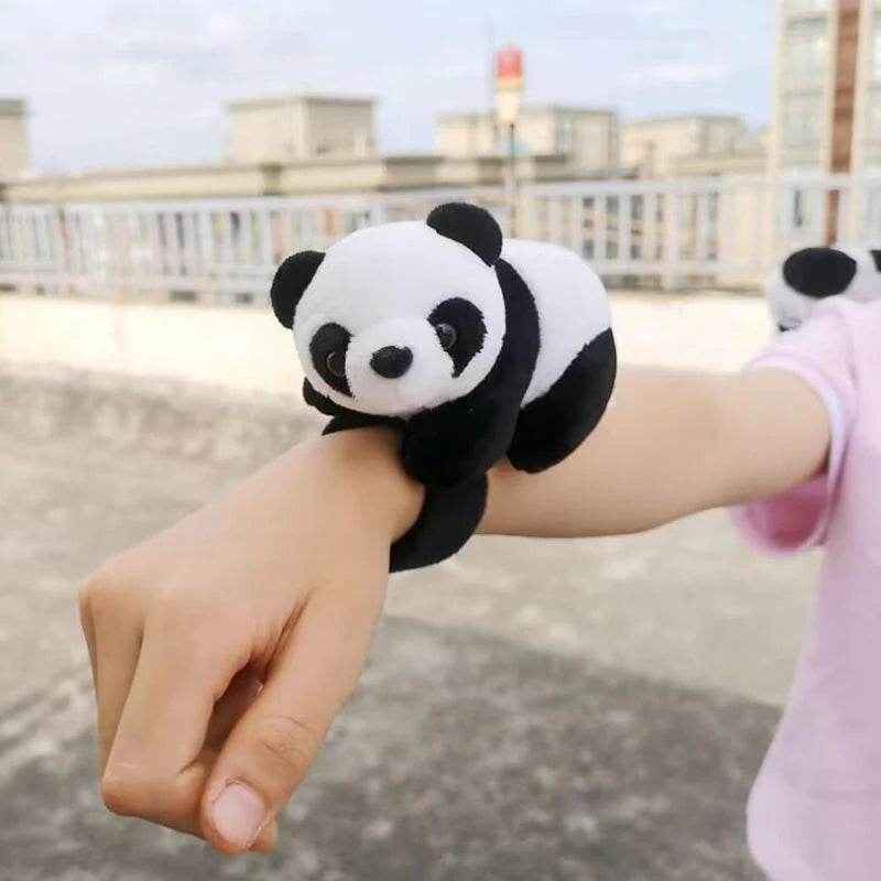 🐼Panda-Tastic Plush Snap Bracelet – A Cuddly Wrist Hug for Your Little One! - ThiGui