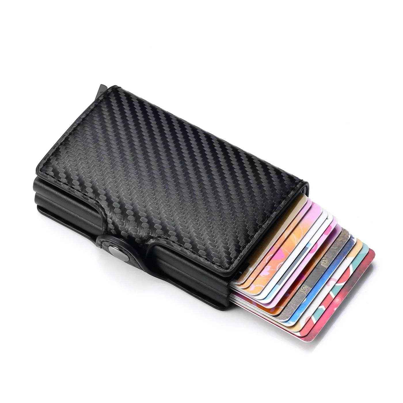 🧲 RFID Carbon Fiber Mini Wallet – Slim, Safe & Super Handy for Every Dad on the Go! - ThiGui