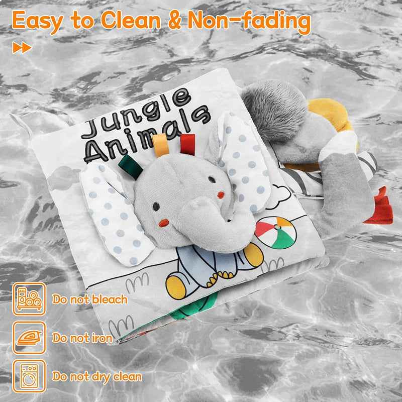 📘 Sensory Soft Baby Books – A Tiny Treasure for Little Hands 🍼👶 - ThiGui
