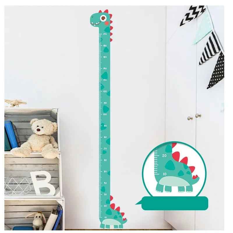 Watch Me Grow! Cute Animal Height Chart Wall Sticker for Boys’ Rooms - ThiGui