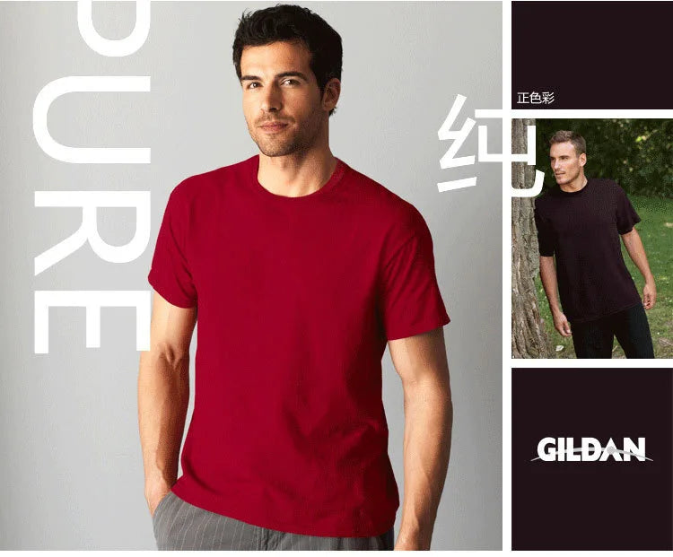 👕 Gildan Classic Cotton Tee – Everyday Comfort for Super Dads & Big Boys 💪☀️ - ThiGui