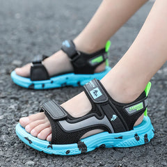 🏖️ Adventure-Ready! Camouflage Summer Sandals for Active Boys 👣💥 - ThiGui